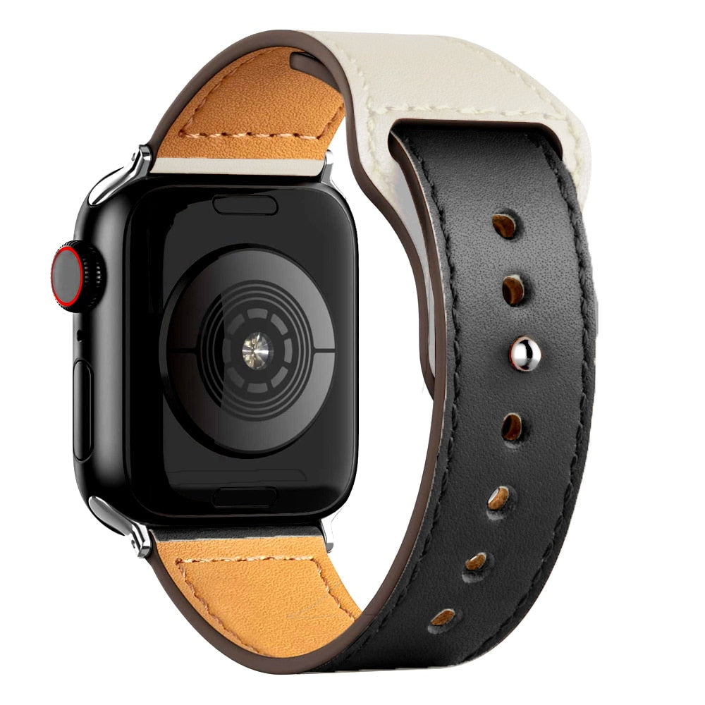 Apple Watch simil-leather band