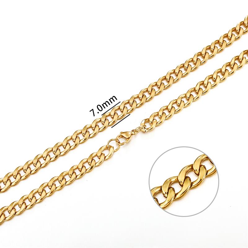 2mm-7mm Rope Chain