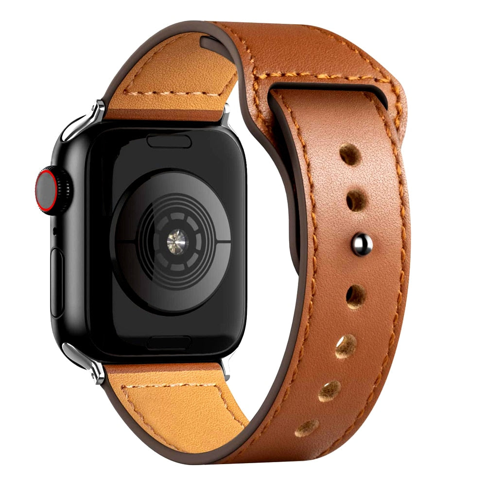 Apple Watch simil-leather band