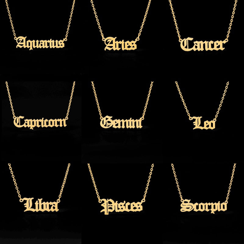 Zodiac Sign Necklace