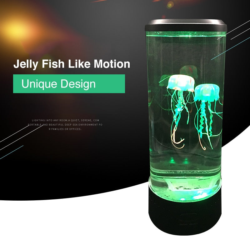 Led jellyfish lamp