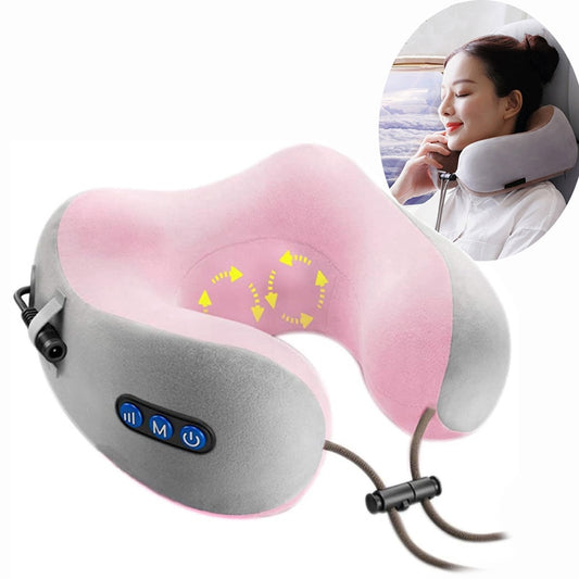 Multifunctional U-shaped pillow Massager