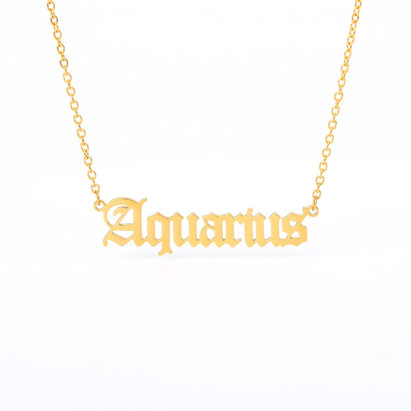 Zodiac Sign Necklace