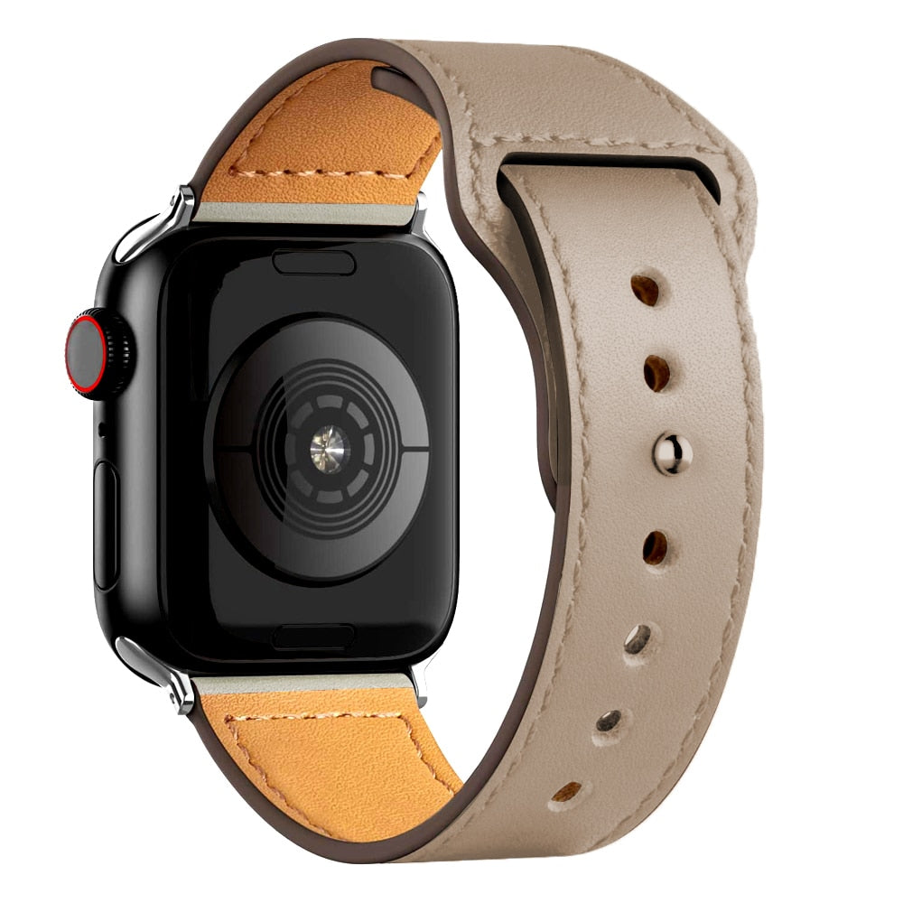 Apple Watch simil-leather band