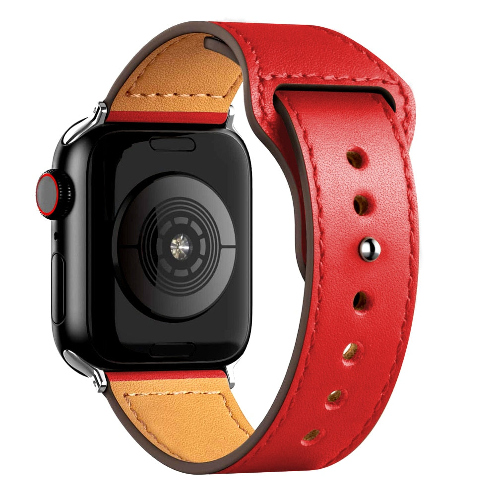 Apple Watch simil-leather band