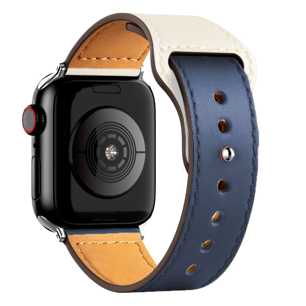 Apple Watch simil-leather band