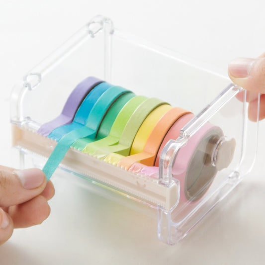 Paper tape holder and cutter