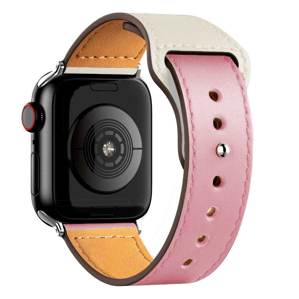 Apple Watch simil-leather band