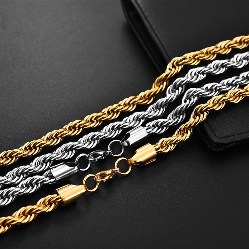 2mm-7mm Rope Chain