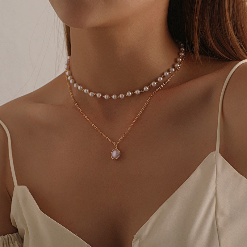 Pearl Choker Necklace