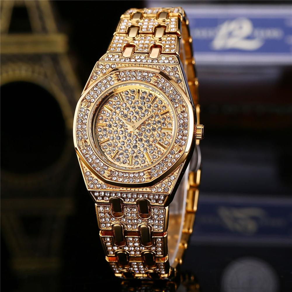 Luxury Gold diamond Watch