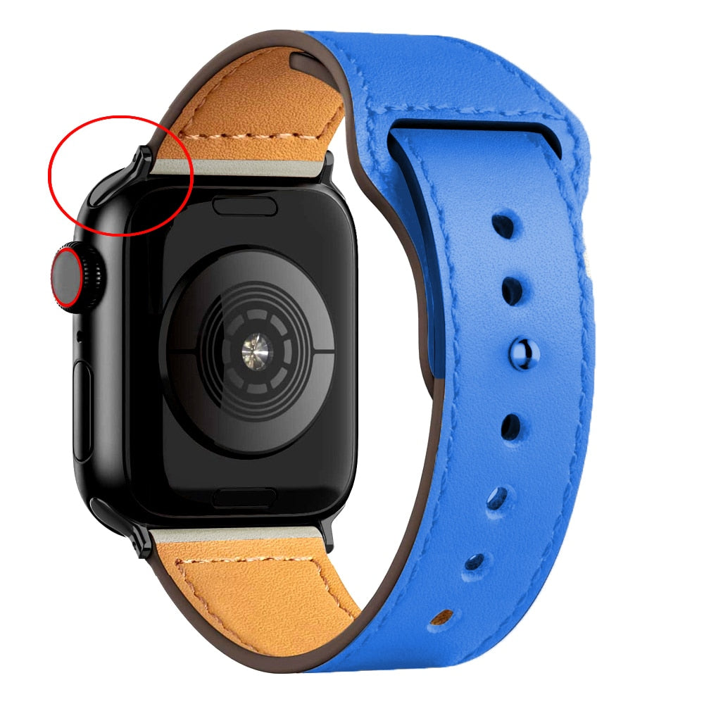 Apple Watch simil-leather band