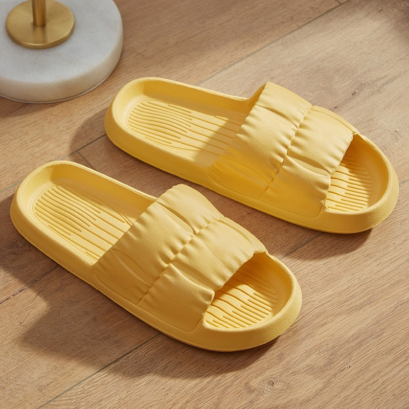 Platform soft slippers