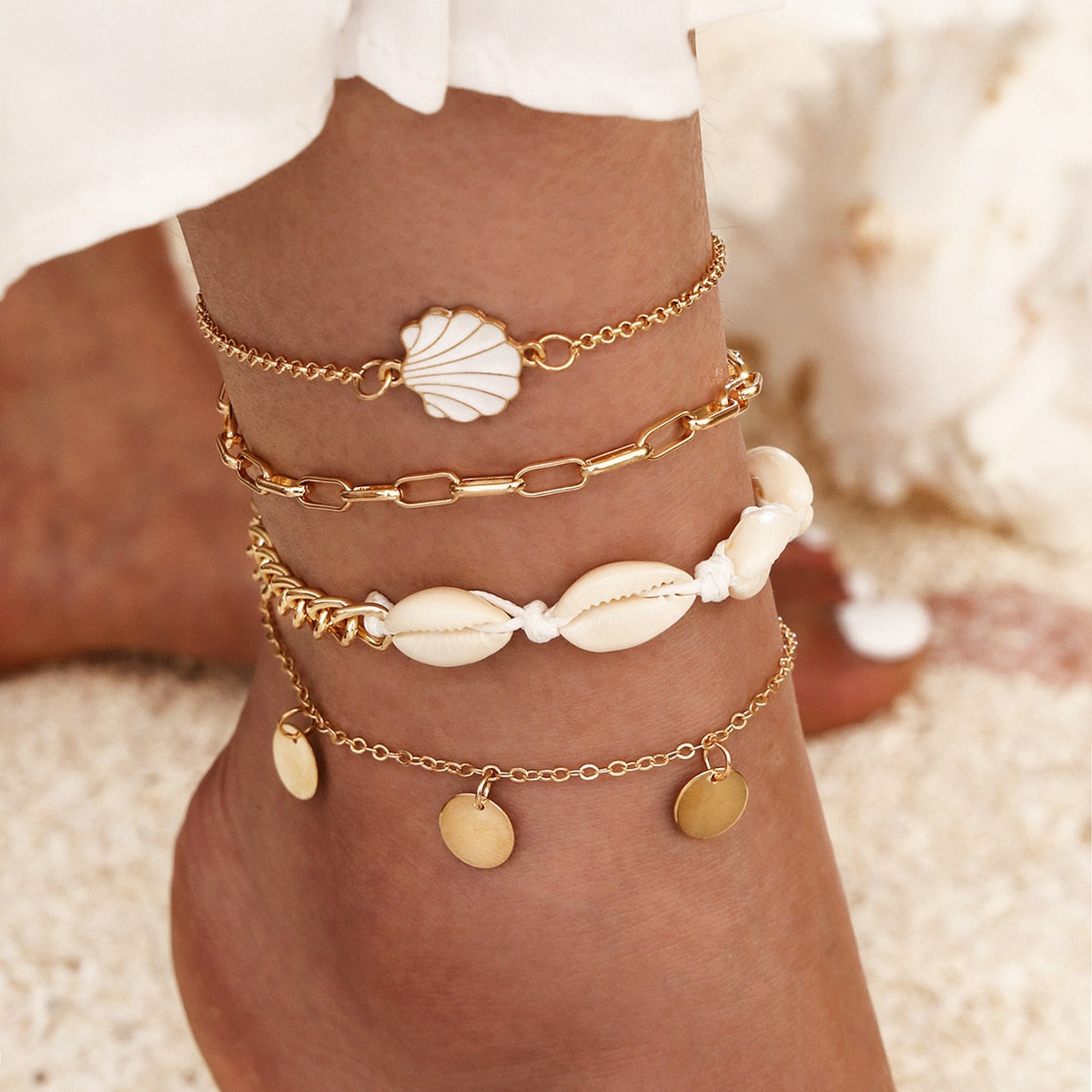 Ankle Bracelet Set