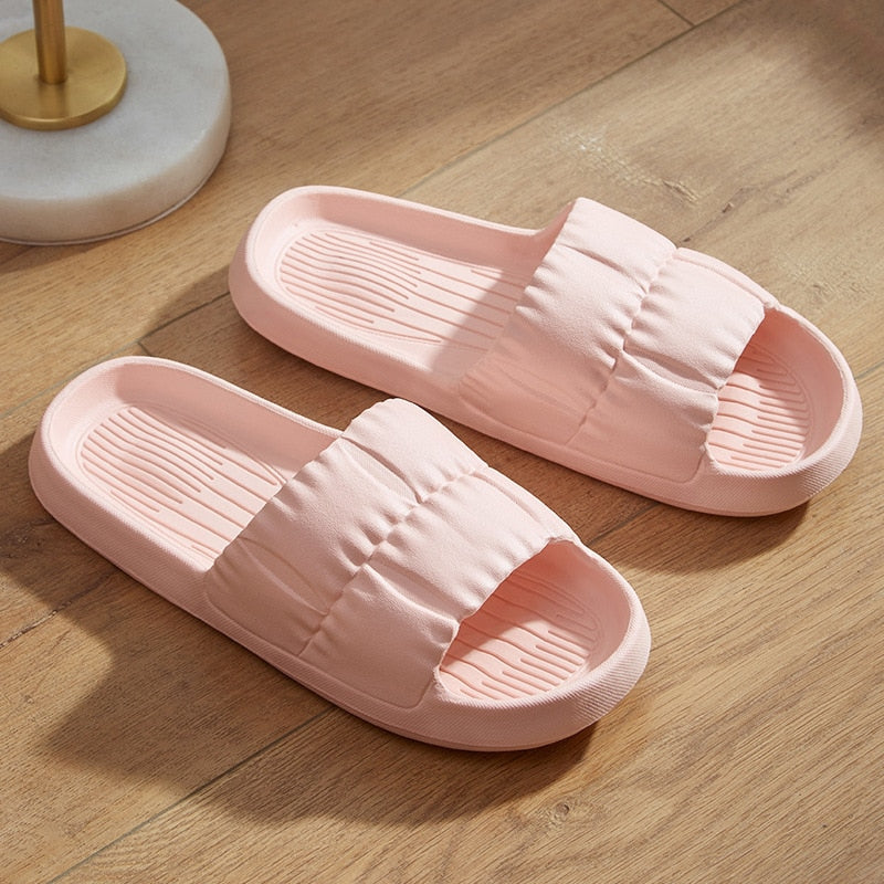 Platform soft slippers