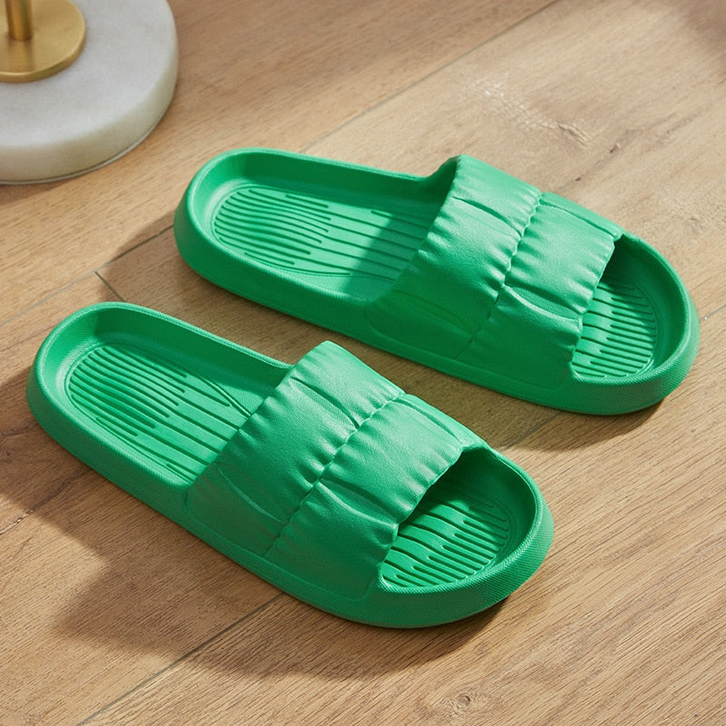 Platform soft slippers