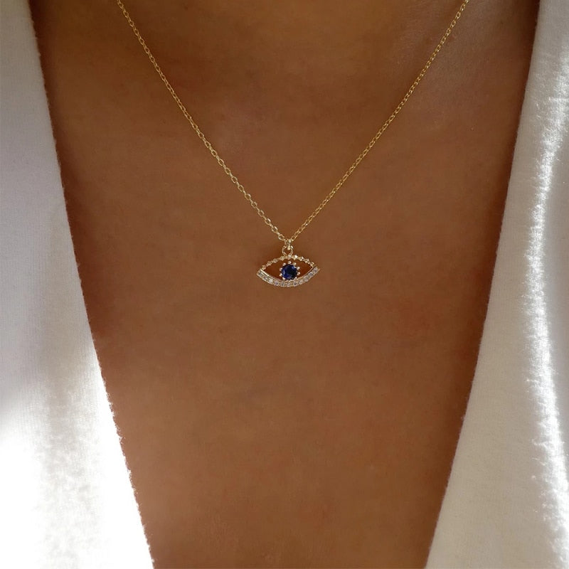 Blue Eye Necklace