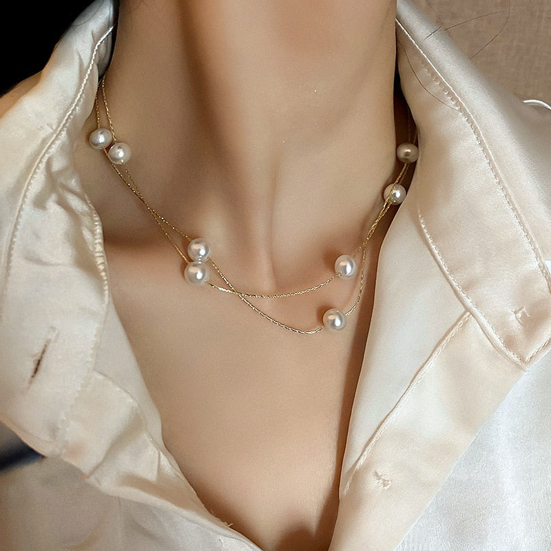 Pearl Choker Necklace