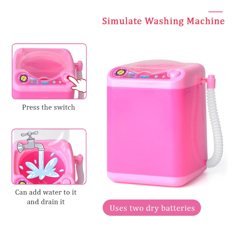 Mini Washing Machine Makeup Brushes