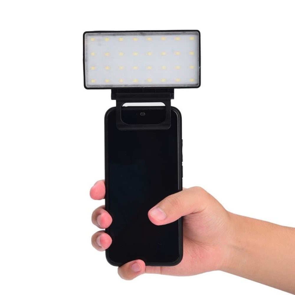 Mini Portable Phone Holder Selfie Ring Light