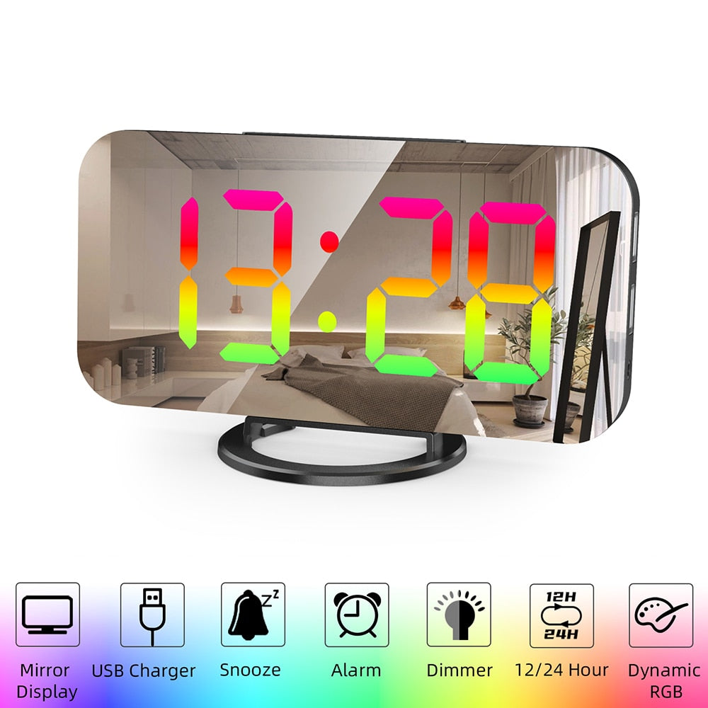 LED Projection Digital Alarm Clock