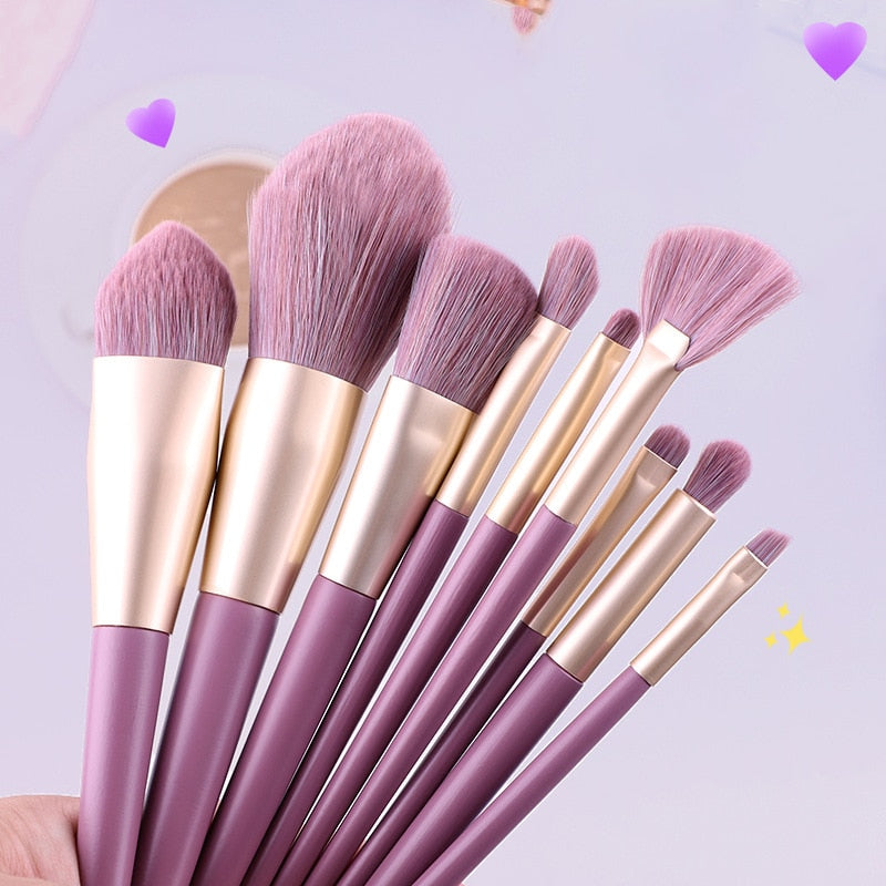 Soft Makeup Brushes Set