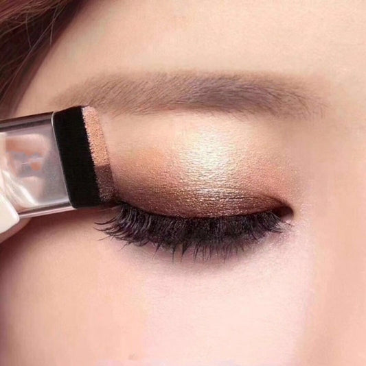 Two-color small box lazy eye shadow makeup