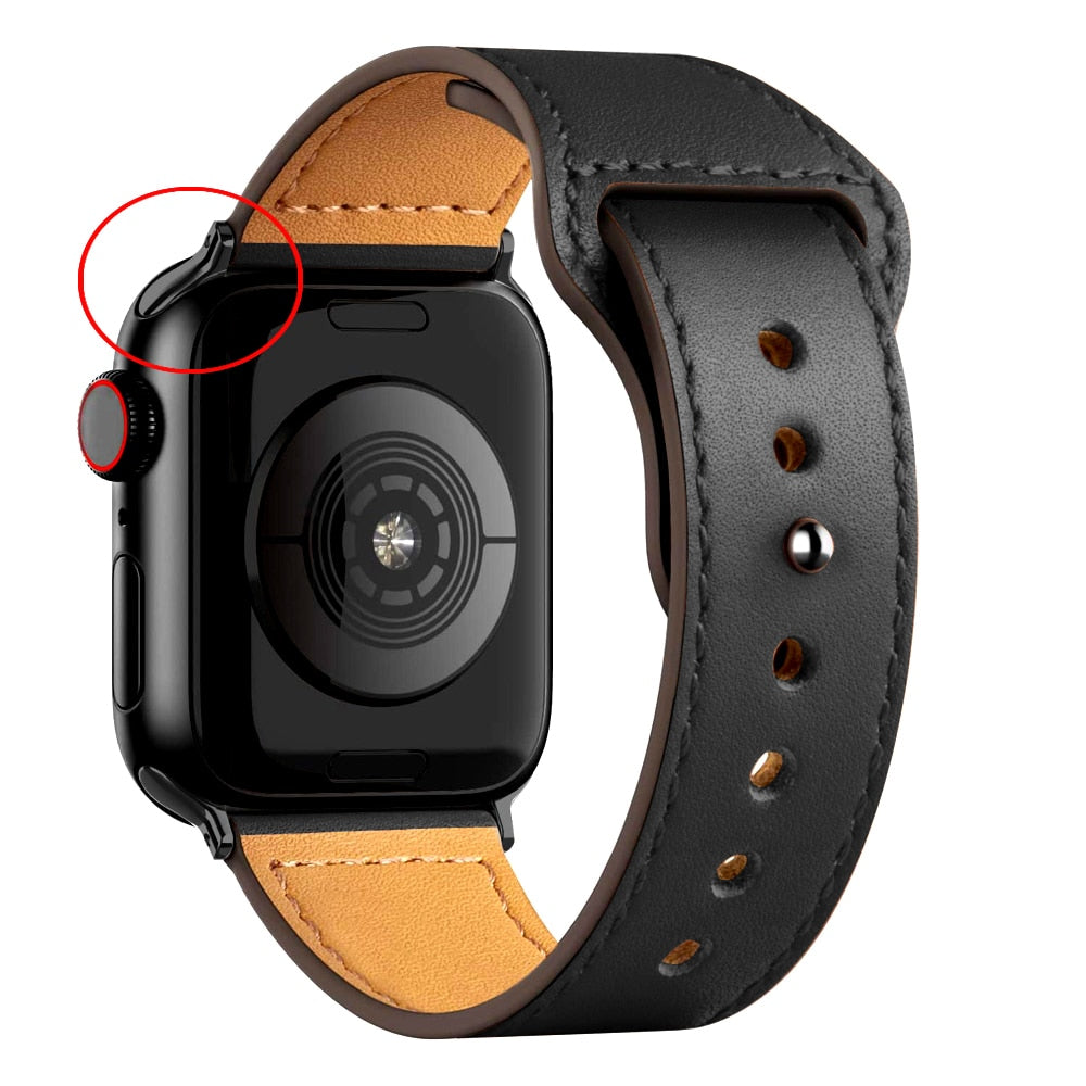 Apple Watch simil-leather band