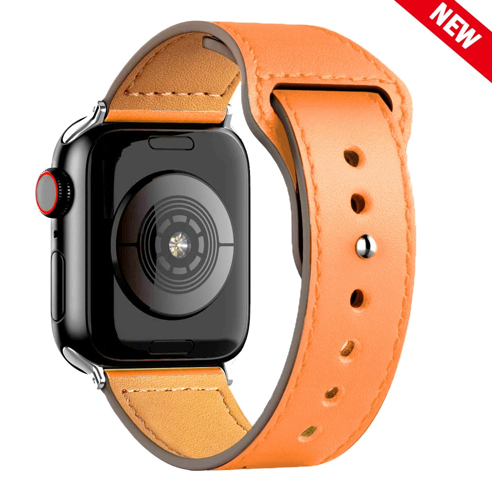 Apple Watch simil-leather band