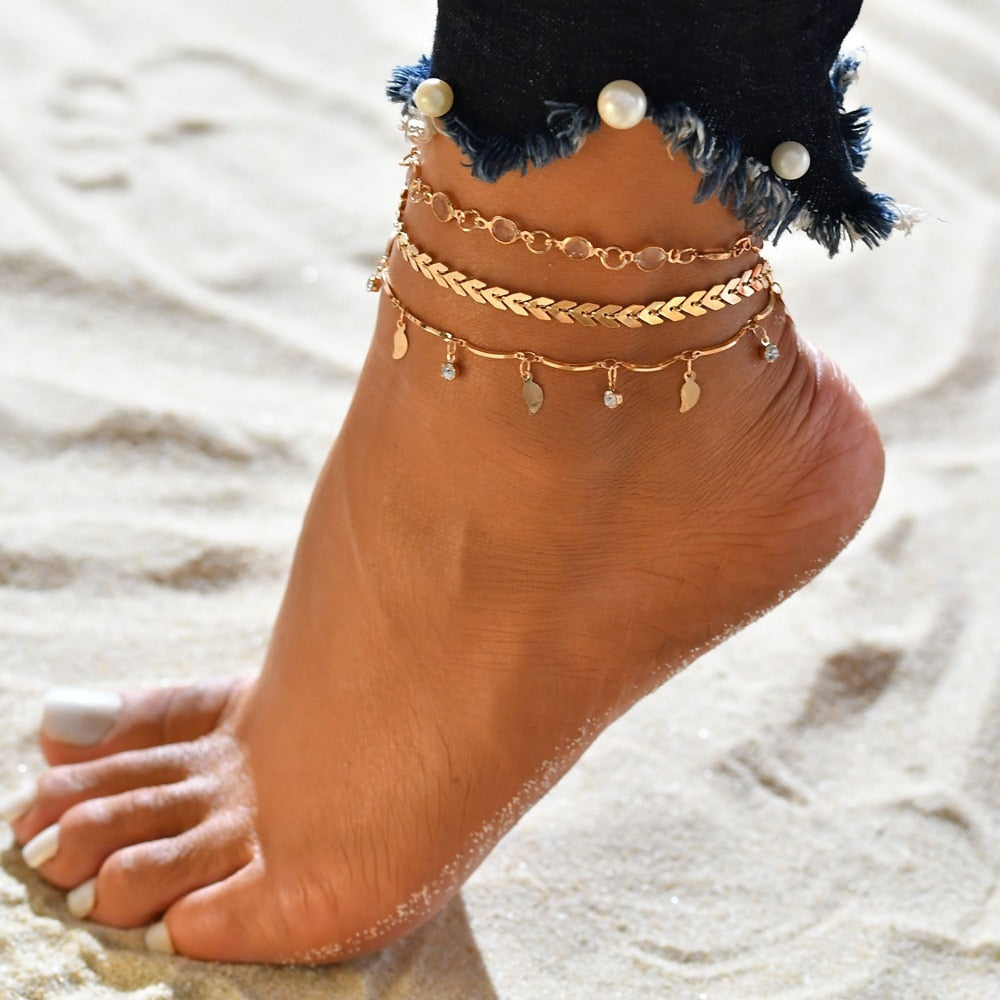 Ankle Bracelet Set