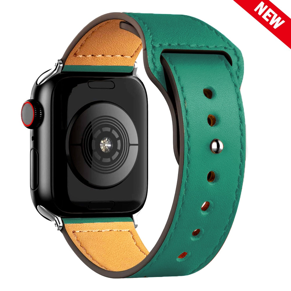 Apple Watch simil-leather band