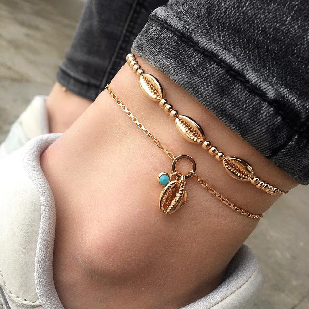 Ankle Bracelet Set