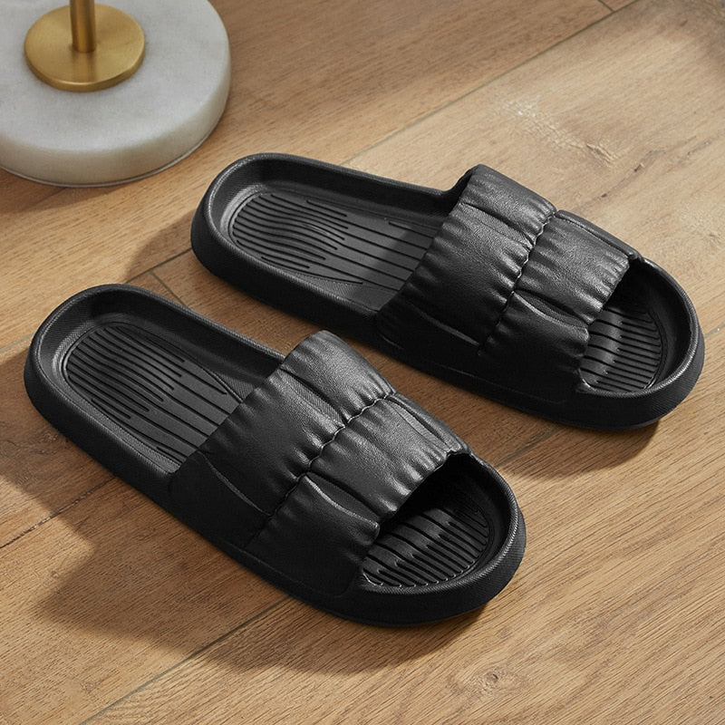 Platform soft slippers