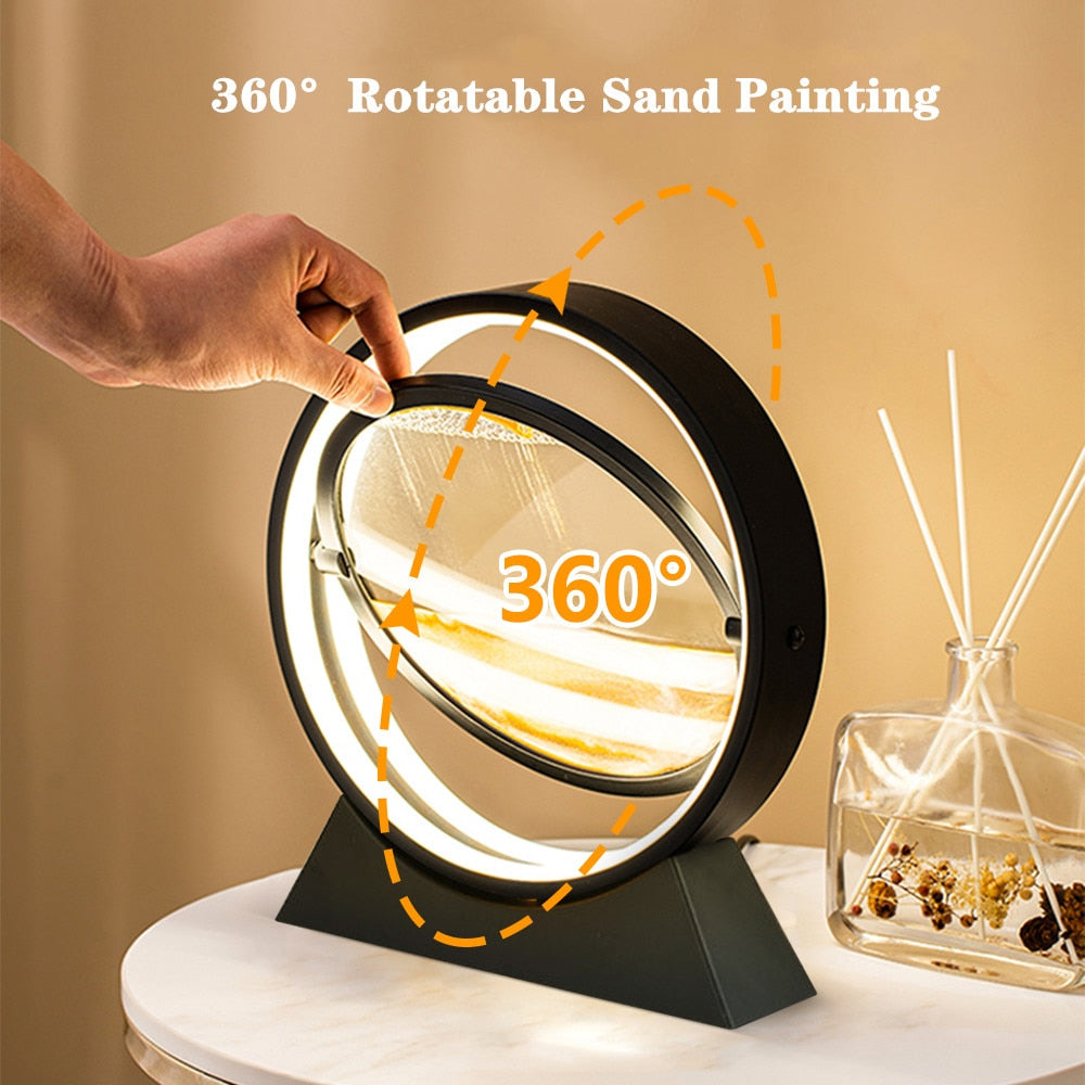 3D hourglass sand art