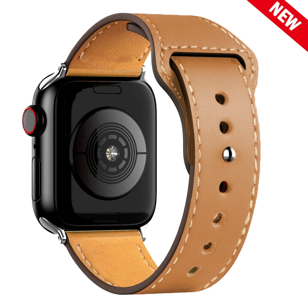 Apple Watch simil-leather band