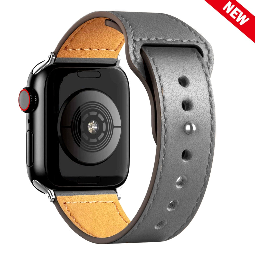 Apple Watch simil-leather band