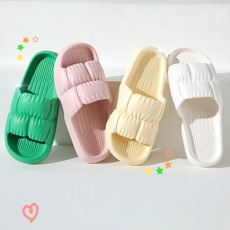 Platform soft slippers